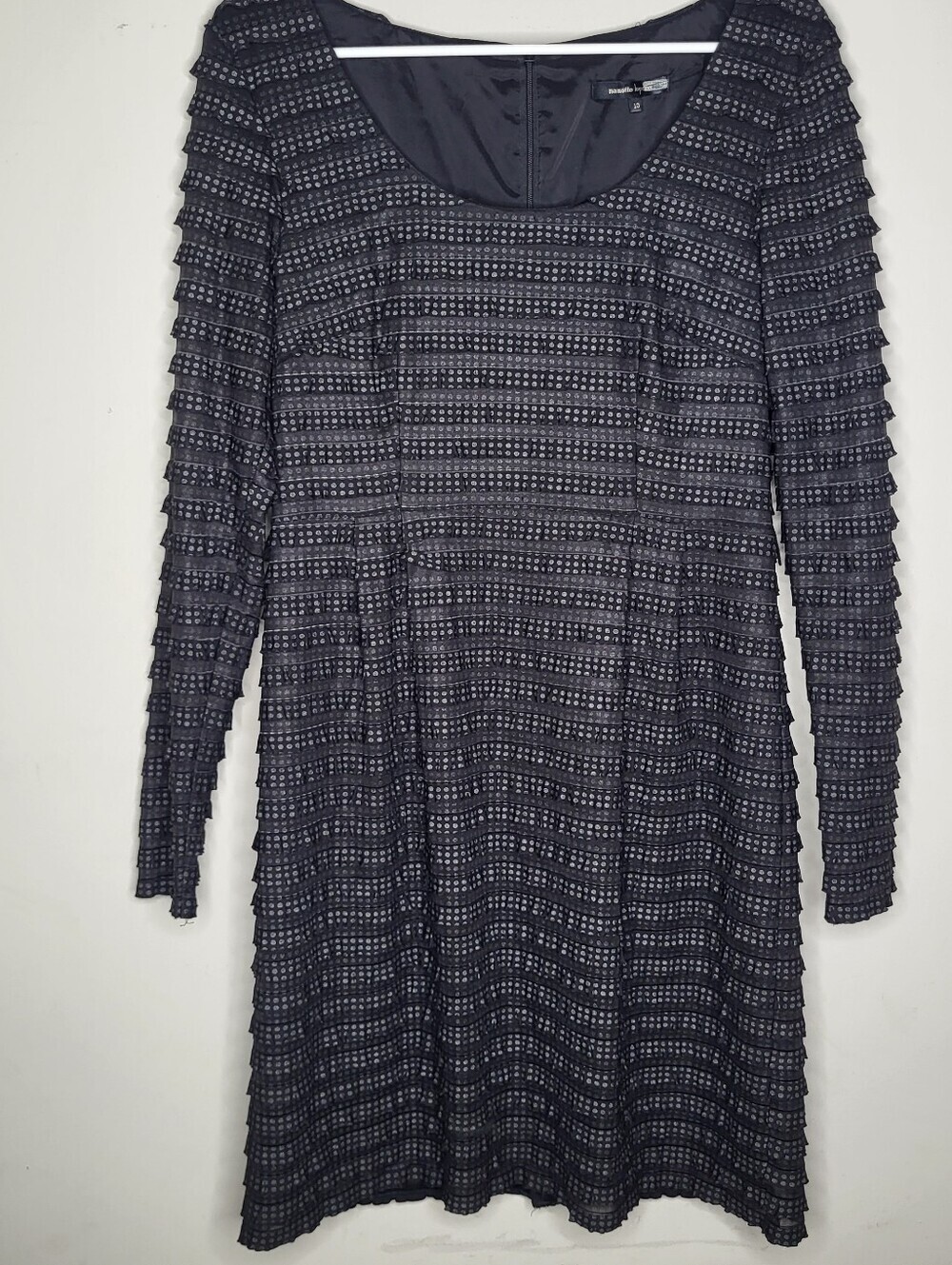 Nanette Lepore Fifi Ruffle Dress Size 10